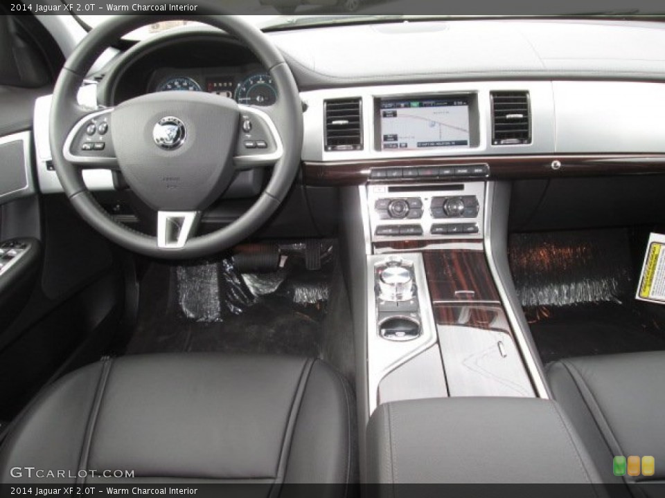 Warm Charcoal Interior Dashboard for the 2014 Jaguar XF 2.0T #91717195