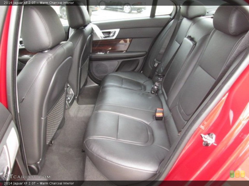 Warm Charcoal Interior Rear Seat for the 2014 Jaguar XF 2.0T #91717213