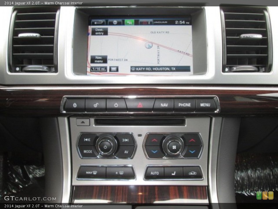 Warm Charcoal Interior Controls for the 2014 Jaguar XF 2.0T #91717417