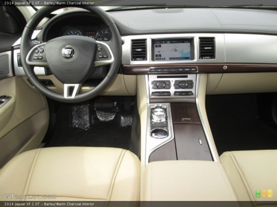 Barley/Warm Charcoal Interior Dashboard for the 2014 Jaguar XF 2.0T #91717603