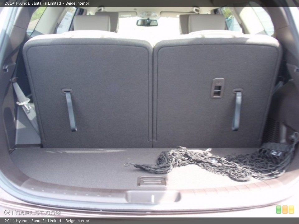 Beige Interior Trunk for the 2014 Hyundai Santa Fe Limited #91717759