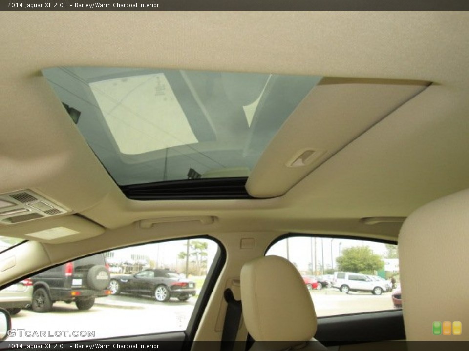 Barley/Warm Charcoal Interior Sunroof for the 2014 Jaguar XF 2.0T #91717846