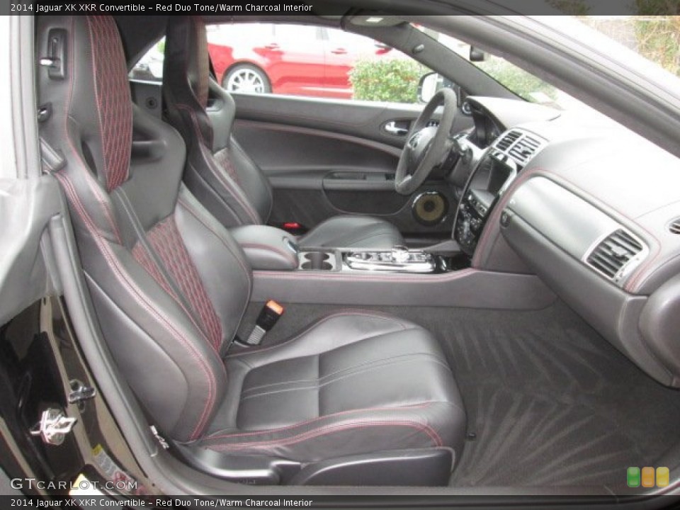 Red Duo Tone/Warm Charcoal Interior Photo for the 2014 Jaguar XK XKR Convertible #91718440