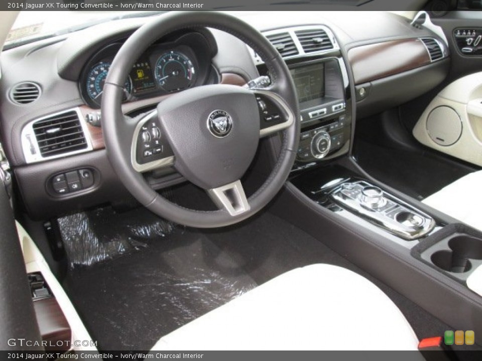 Ivory/Warm Charcoal 2014 Jaguar XK Interiors