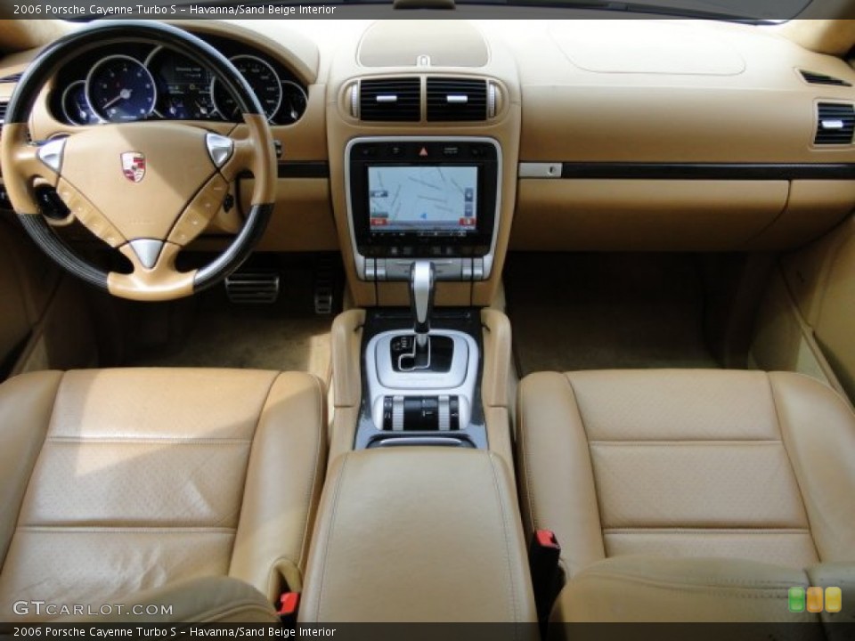 Havanna/Sand Beige Interior Dashboard for the 2006 Porsche Cayenne Turbo S #91719355