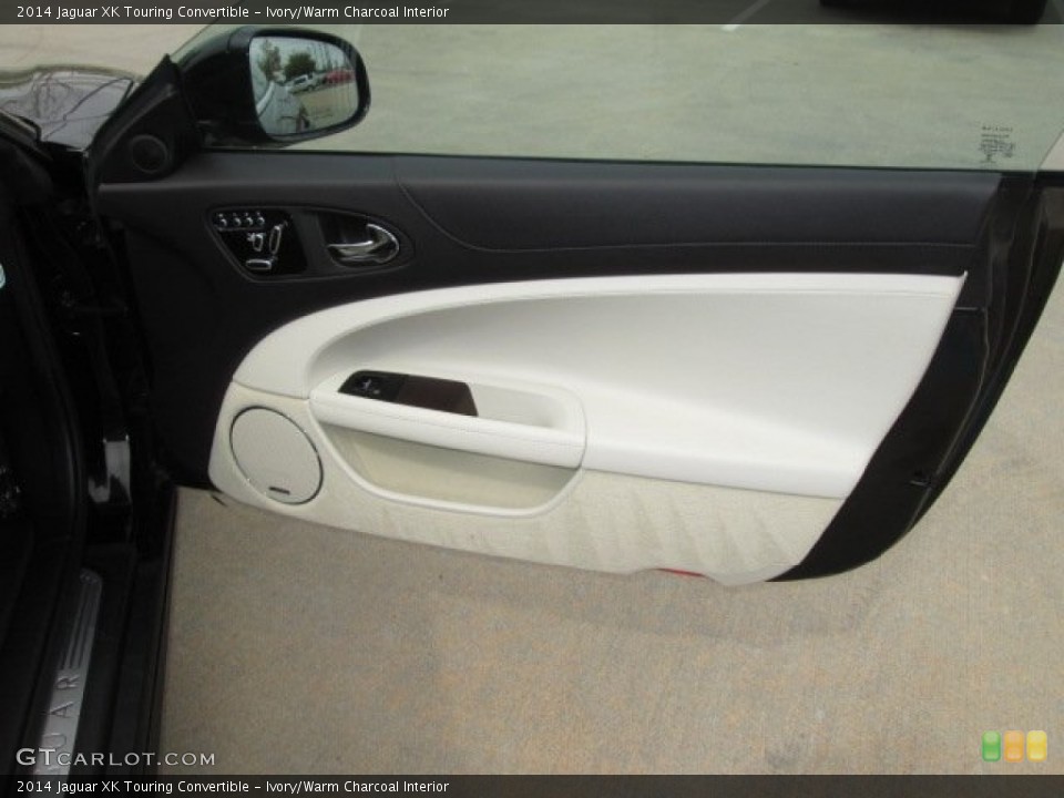 Ivory/Warm Charcoal Interior Door Panel for the 2014 Jaguar XK Touring Convertible #91719376