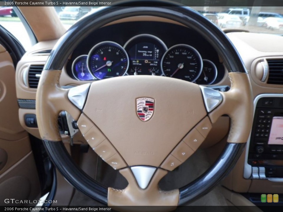 Havanna/Sand Beige Interior Steering Wheel for the 2006 Porsche Cayenne Turbo S #91719478