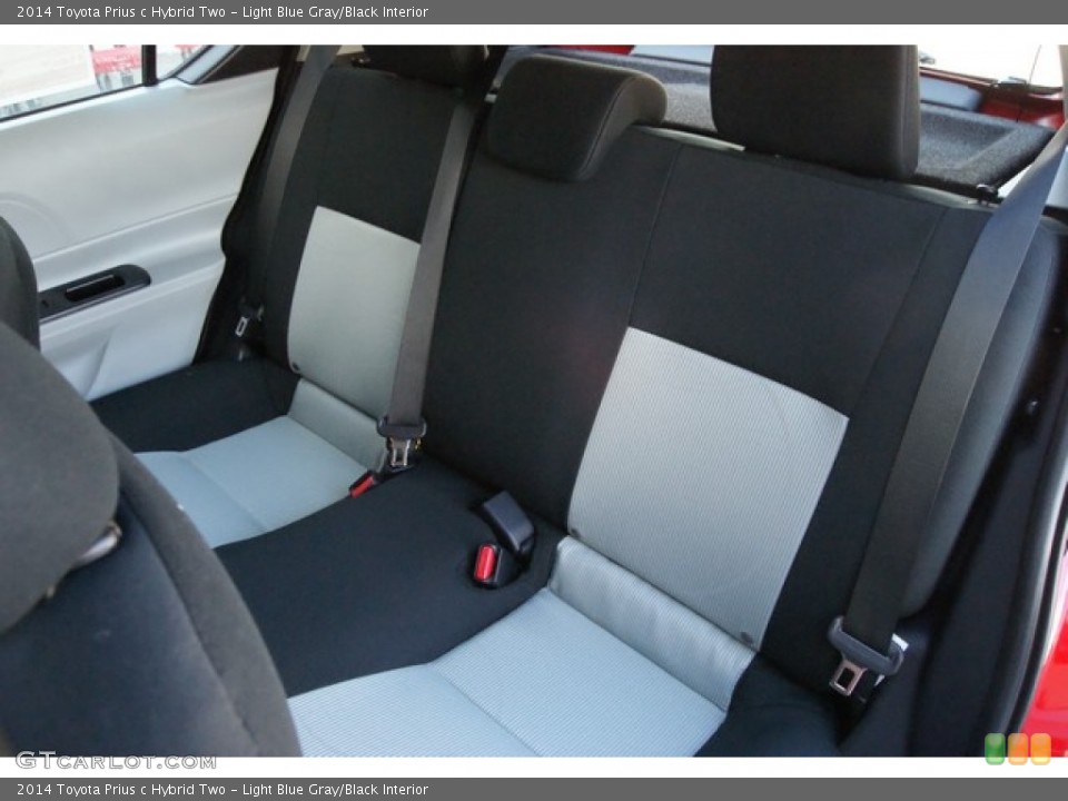 Light Blue Gray/Black 2014 Toyota Prius c Interiors