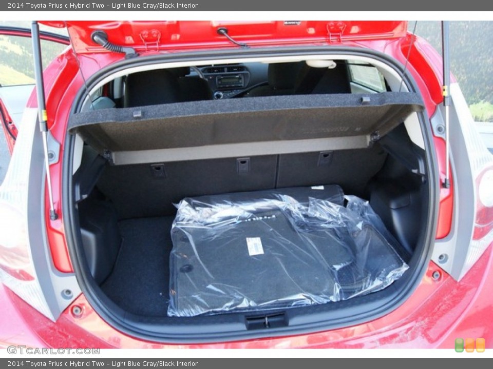 Light Blue Gray/Black Interior Trunk for the 2014 Toyota Prius c Hybrid Two #91719585