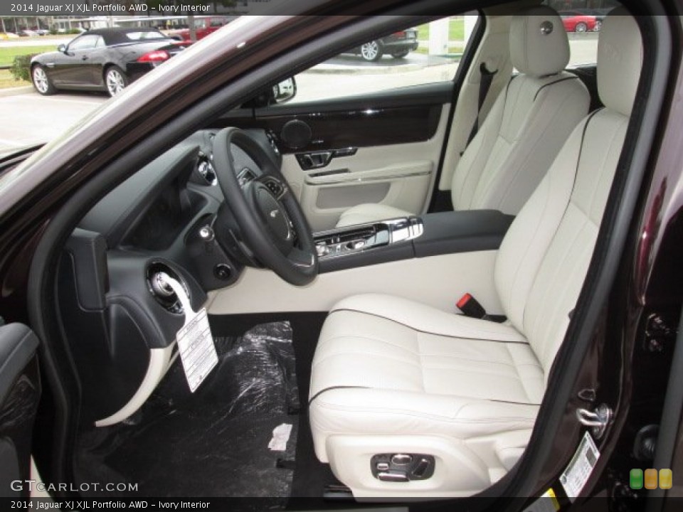 Ivory Interior Photo for the 2014 Jaguar XJ XJL Portfolio AWD #91719922