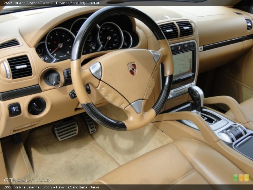 Havanna/Sand Beige Interior Dashboard for the 2006 Porsche Cayenne Turbo S #91720006