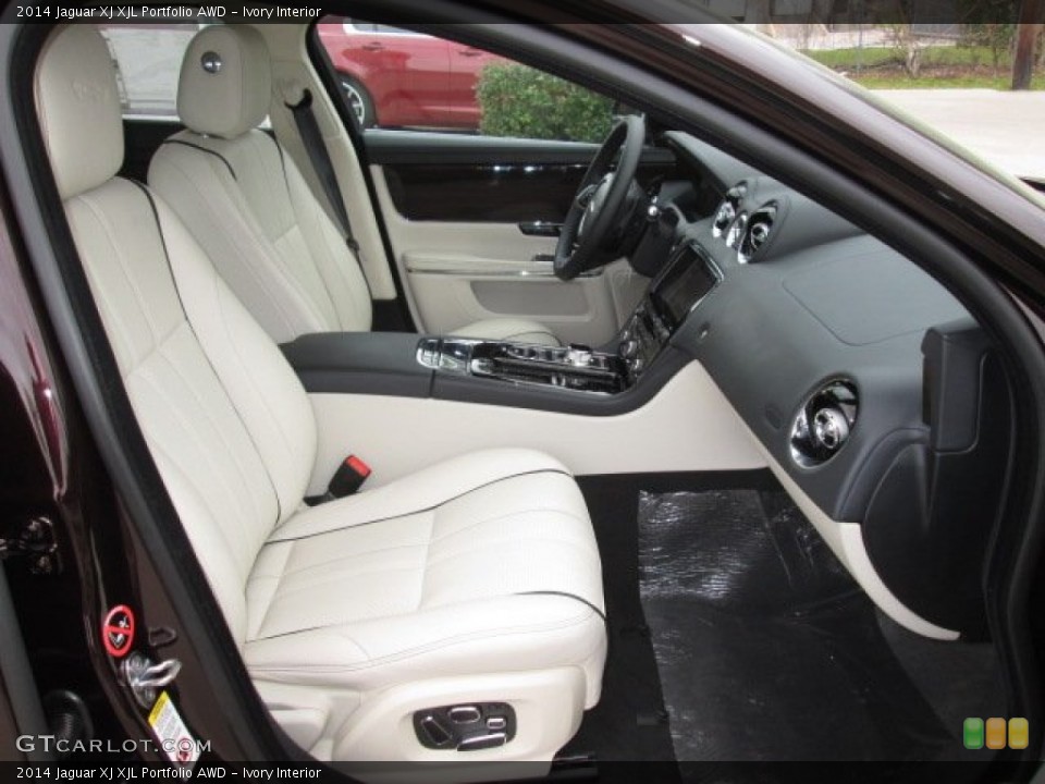 Ivory 2014 Jaguar XJ Interiors