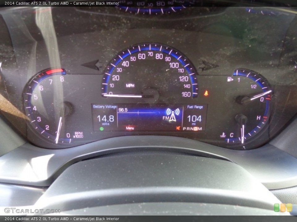 Caramel/Jet Black Interior Gauges for the 2014 Cadillac ATS 2.0L Turbo AWD #91723414