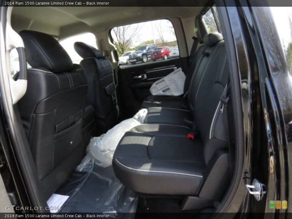 Black Interior Rear Seat for the 2014 Ram 1500 Laramie Limited Crew Cab #91728721