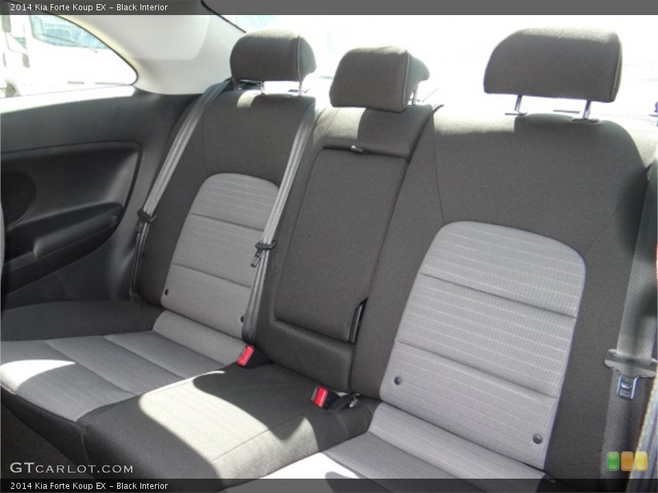 Black Interior Rear Seat for the 2014 Kia Forte Koup EX #91732924