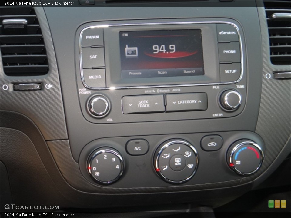 Black Interior Controls for the 2014 Kia Forte Koup EX #91733008