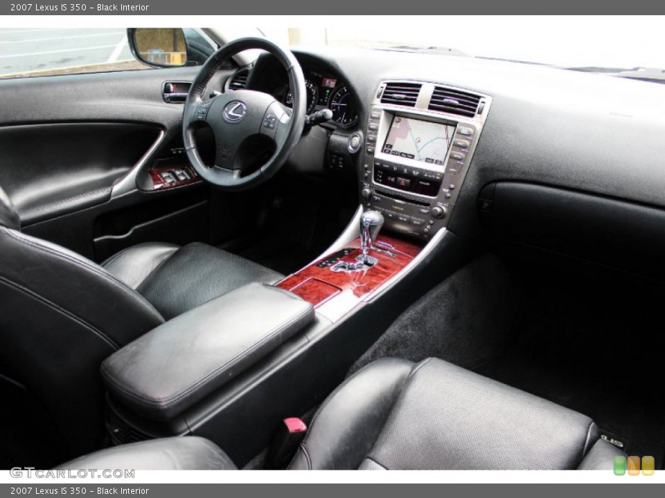 Black Interior Photo for the 2007 Lexus IS 350 #91736917
