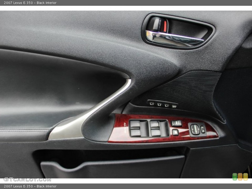 Black Interior Controls for the 2007 Lexus IS 350 #91736977