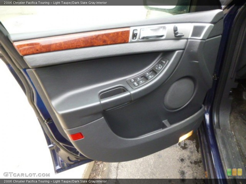 Light Taupe/Dark Slate Gray Interior Door Panel for the 2006 Chrysler Pacifica Touring #91738107