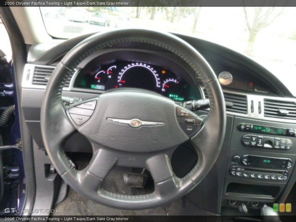 Light Taupe/Dark Slate Gray Interior Steering Wheel for the 2006 Chrysler Pacifica Touring #91738234