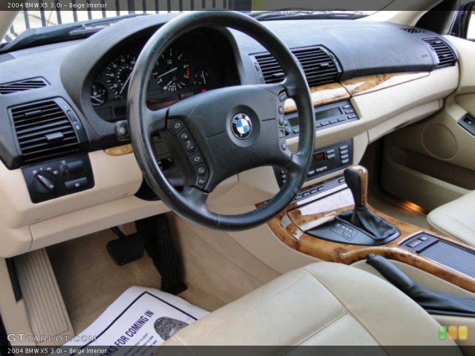 Beige Interior Photo for the 2004 BMW X5 3.0i #91738645