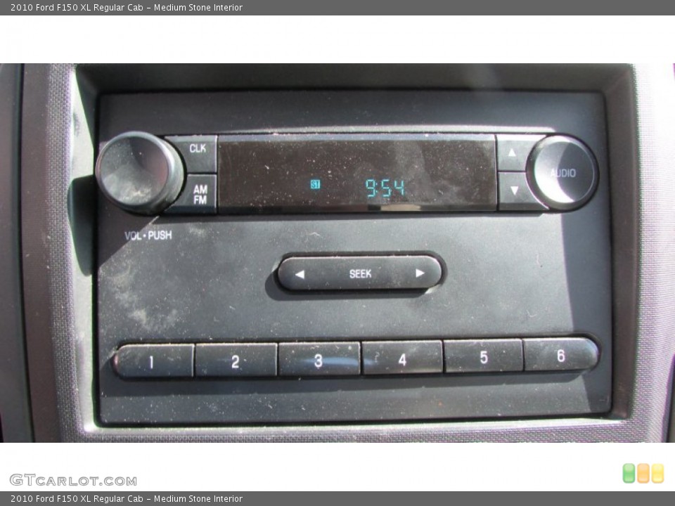 Medium Stone Interior Audio System for the 2010 Ford F150 XL Regular Cab #91740145