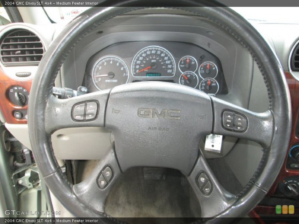 Medium Pewter Interior Steering Wheel for the 2004 GMC Envoy SLT 4x4 #91742479