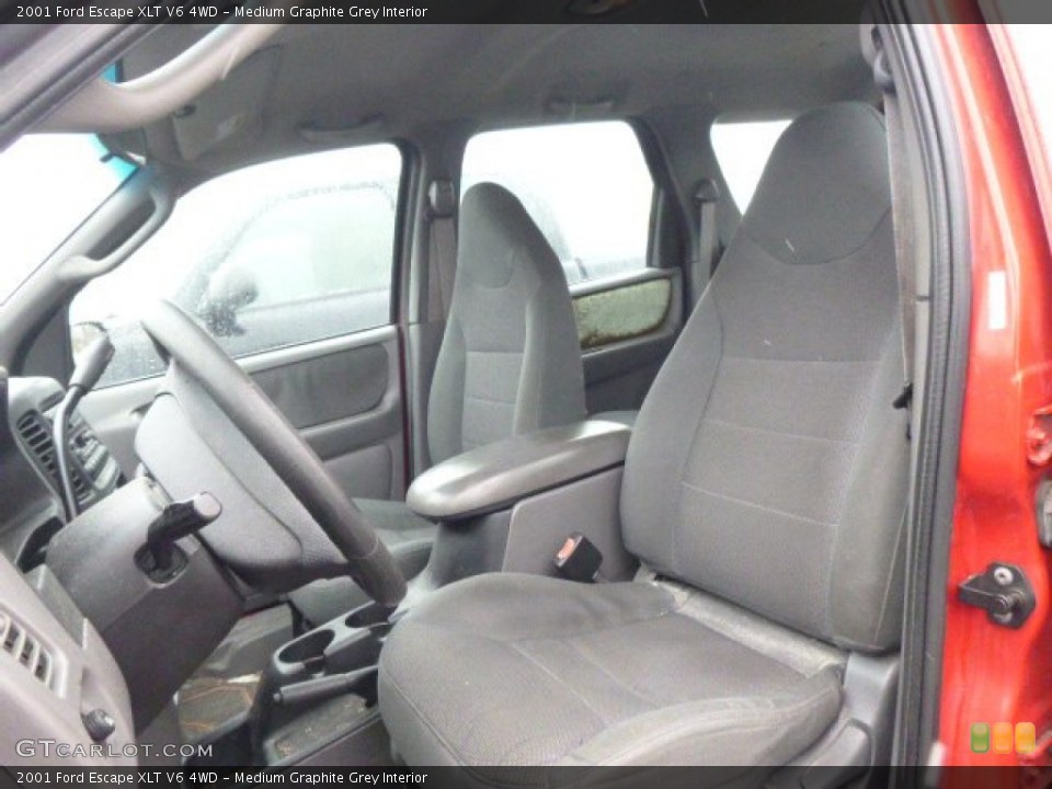 Medium Graphite Grey Interior Photo for the 2001 Ford Escape XLT V6 4WD #91743130