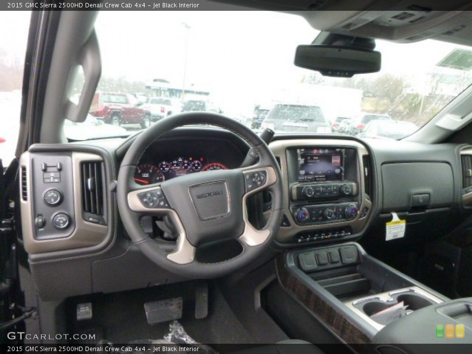 Jet Black Interior Dashboard For The 2015 Gmc Sierra 2500hd