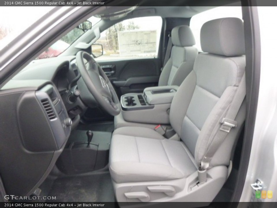 Jet Black Interior Photo for the 2014 GMC Sierra 1500 Regular Cab 4x4 #91745011