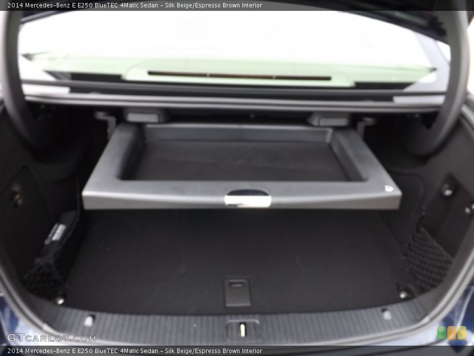 Silk Beige/Espresso Brown Interior Trunk for the 2014 Mercedes-Benz E E250 BlueTEC 4Matic Sedan #91752512