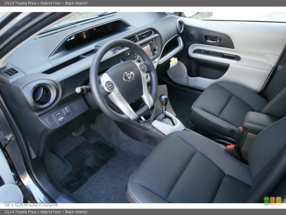 Black Interior Photo for the 2014 Toyota Prius c Hybrid Four #91758270