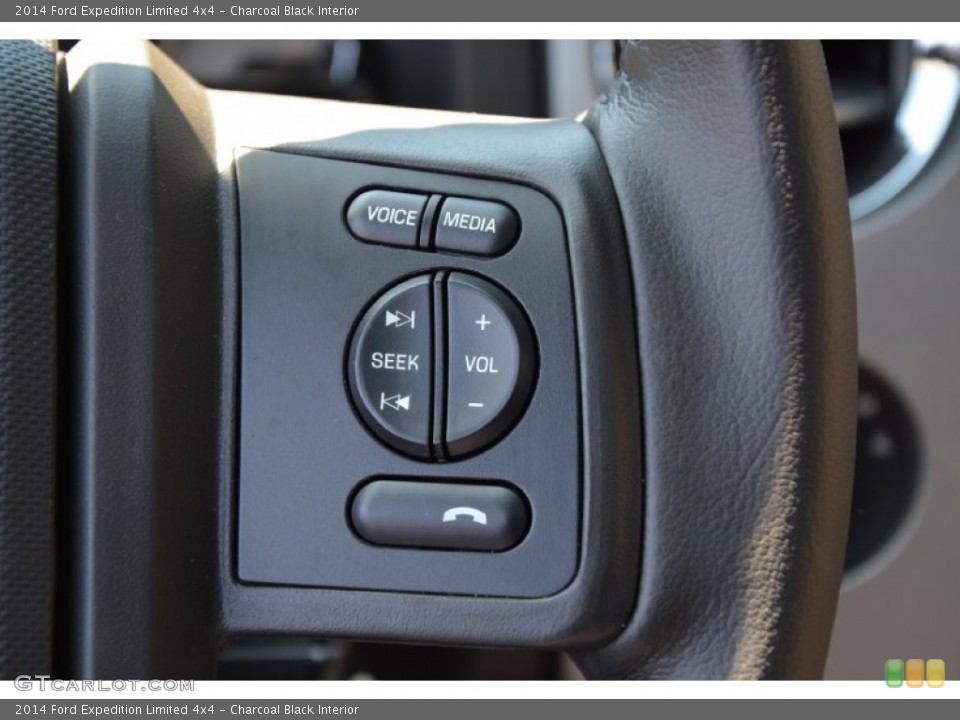 Charcoal Black Interior Controls for the 2014 Ford Expedition Limited 4x4 #91758803