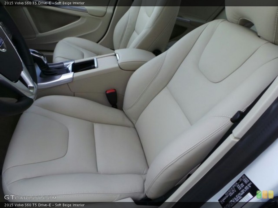 Soft Beige Interior Front Seat for the 2015 Volvo S60 T5 Drive-E #91759148