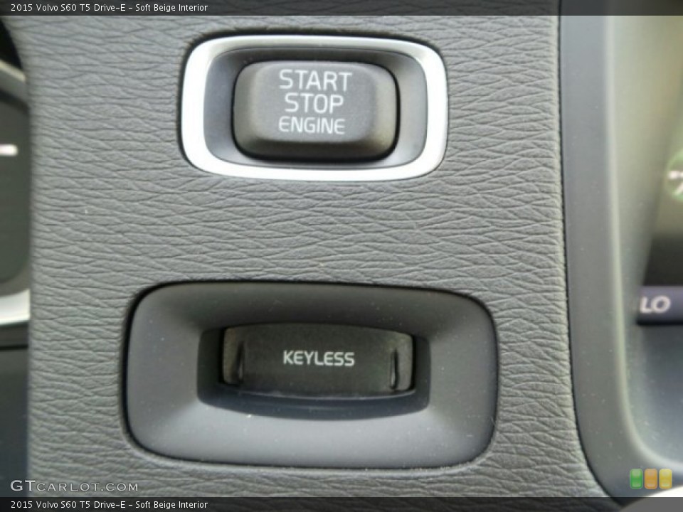 Soft Beige Interior Controls for the 2015 Volvo S60 T5 Drive-E #91759295
