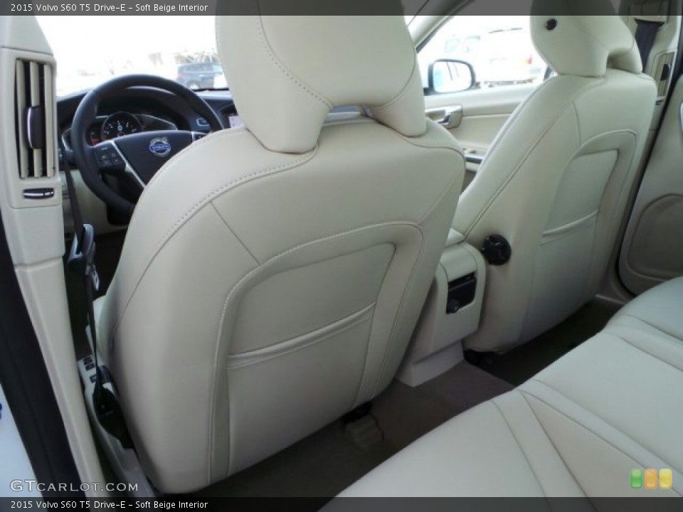 Soft Beige Interior Rear Seat for the 2015 Volvo S60 T5 Drive-E #91759418