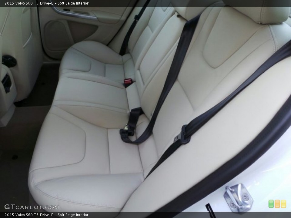 Soft Beige Interior Rear Seat for the 2015 Volvo S60 T5 Drive-E #91759442