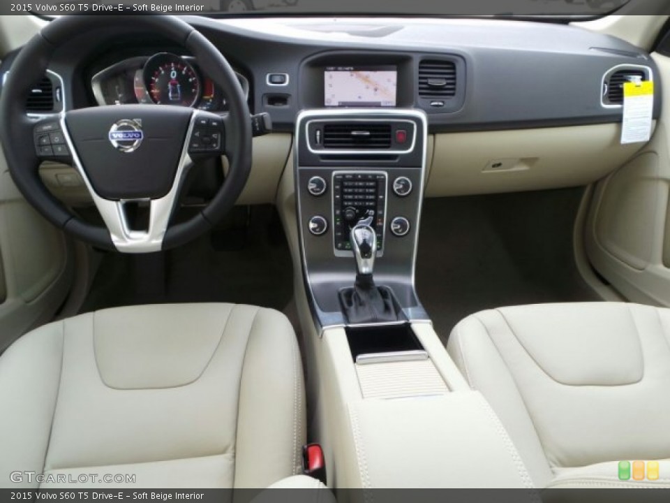 Soft Beige Interior Dashboard for the 2015 Volvo S60 T5 Drive-E #91759463