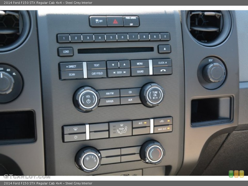 Steel Grey Interior Controls for the 2014 Ford F150 STX Regular Cab 4x4 #91760699