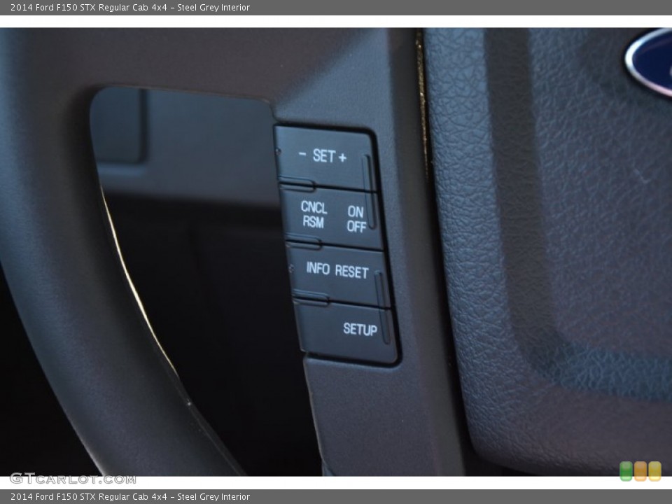 Steel Grey Interior Controls for the 2014 Ford F150 STX Regular Cab 4x4 #91760741