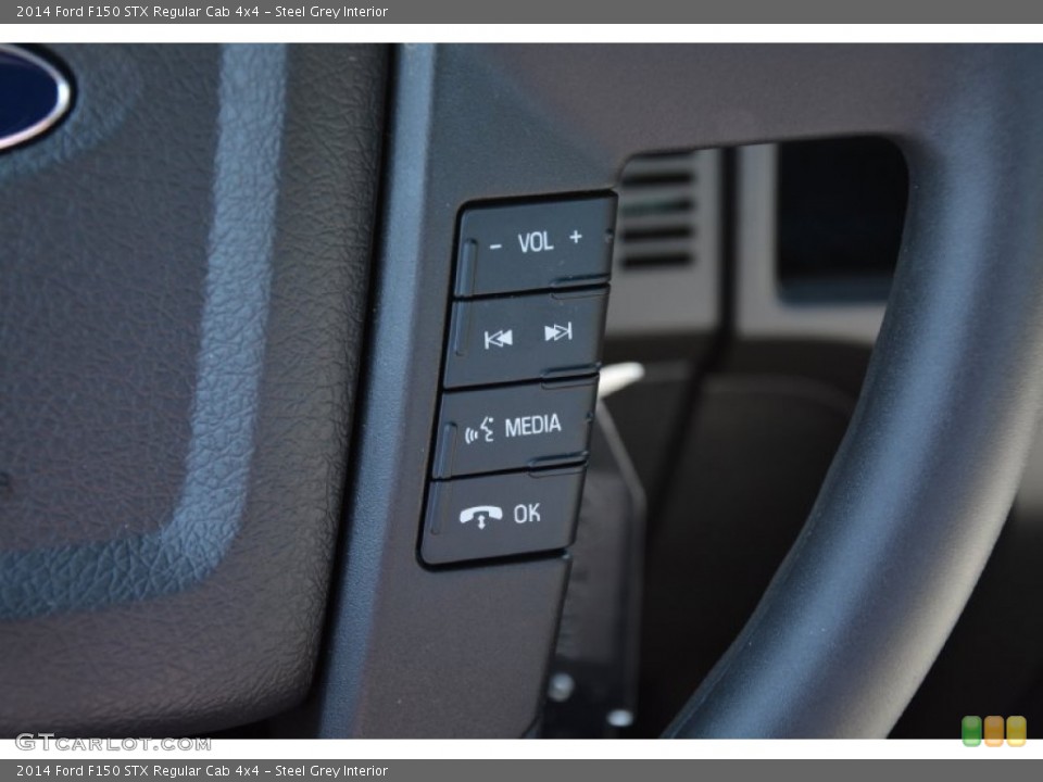 Steel Grey Interior Controls for the 2014 Ford F150 STX Regular Cab 4x4 #91760765