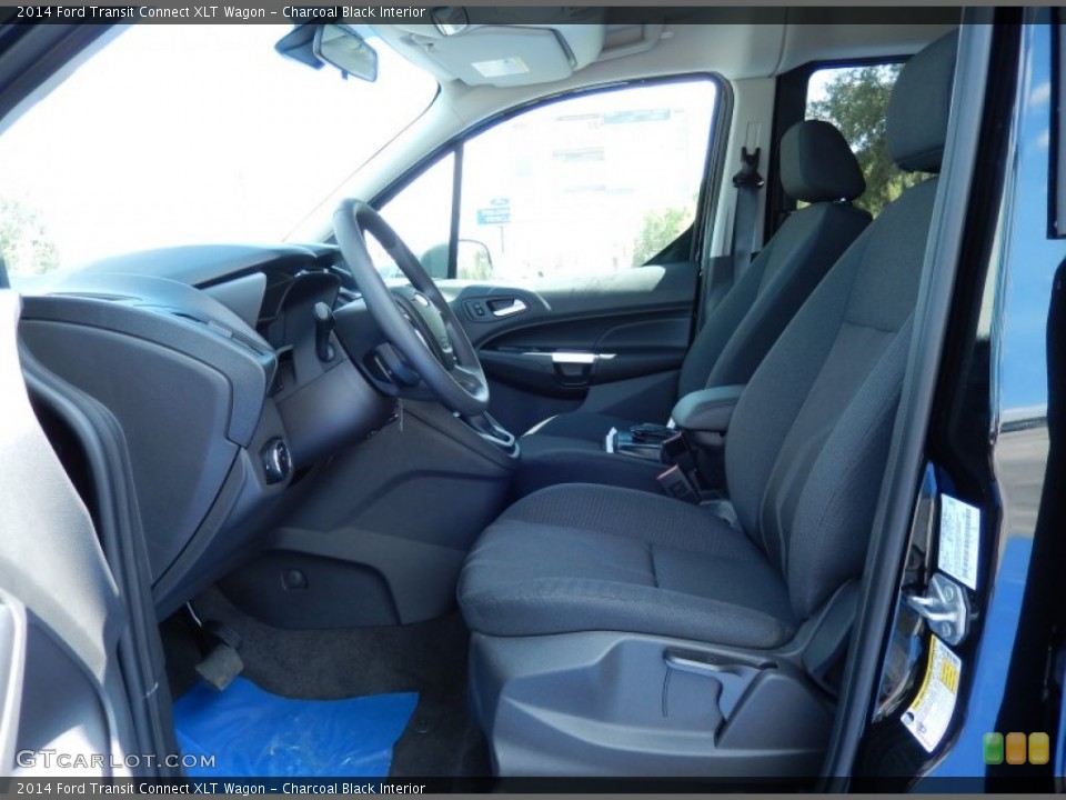 Charcoal Black Interior Photo for the 2014 Ford Transit Connect XLT Wagon #91761080