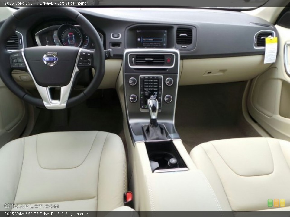 Soft Beige Interior Dashboard for the 2015 Volvo S60 T5 Drive-E #91762121