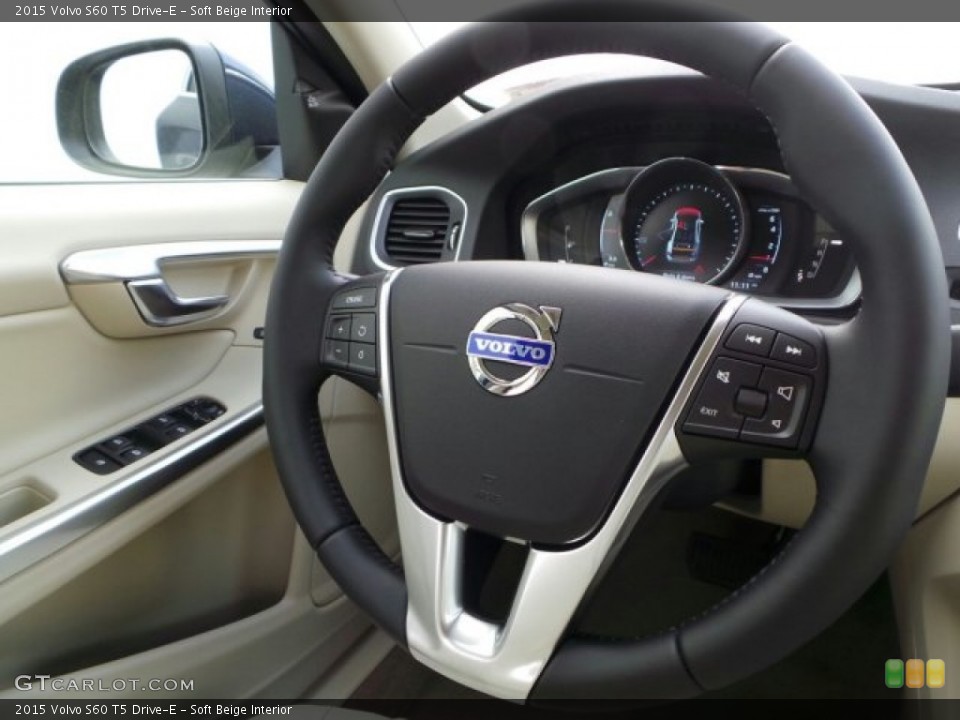 Soft Beige Interior Steering Wheel for the 2015 Volvo S60 T5 Drive-E #91762145