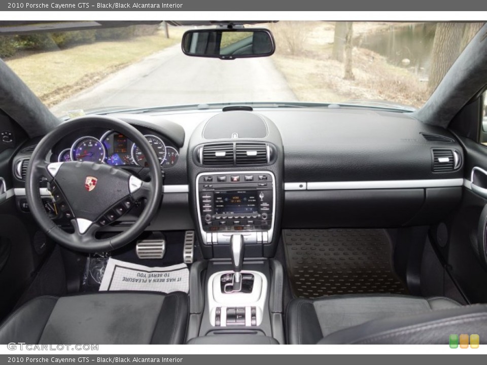 Black/Black Alcantara Interior Dashboard for the 2010 Porsche Cayenne GTS #91765271