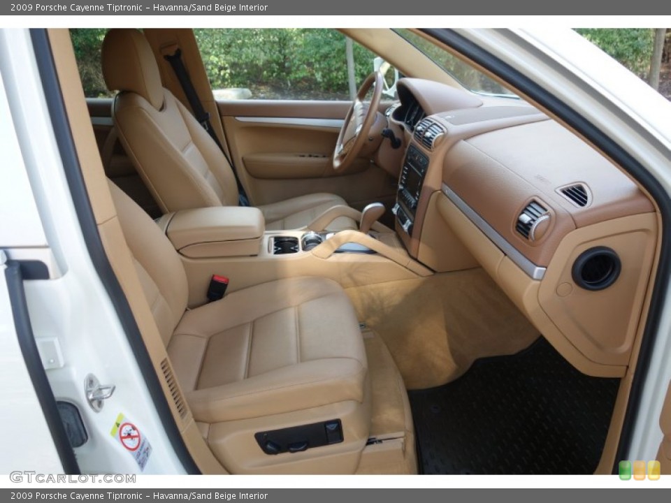 Havanna/Sand Beige Interior Front Seat for the 2009 Porsche Cayenne Tiptronic #91765721