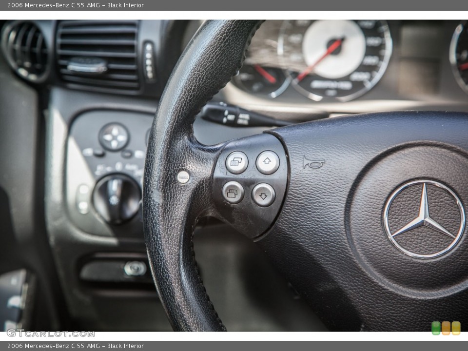 Black Interior Controls for the 2006 Mercedes-Benz C 55 AMG #91767563