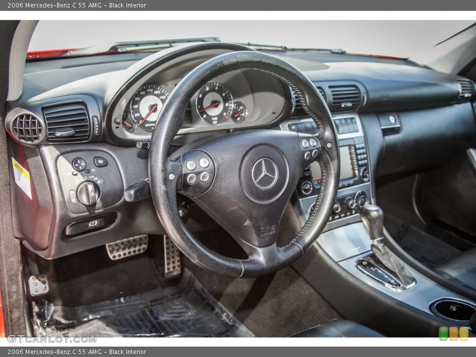 Black Interior Photo for the 2006 Mercedes-Benz C 55 AMG #91767590