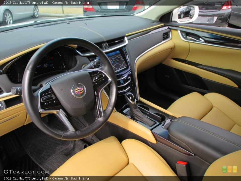 Caramel/Jet Black Interior Photo for the 2013 Cadillac XTS Luxury FWD #91771301