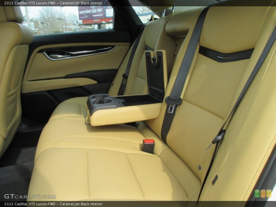 Caramel/Jet Black Interior Rear Seat for the 2013 Cadillac XTS Luxury FWD #91771364